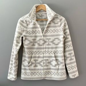 Sonoma Gray Patterned Women's Sweater